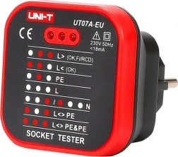 Stopcontacttester UNI‑T UT07A‑EU