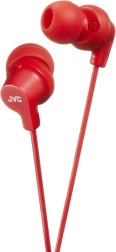 JVC in-ear oordopjes met dynamisch geluid – Rood