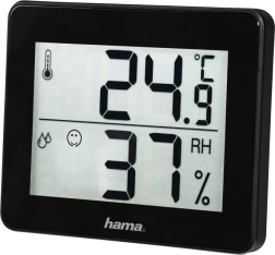 Digitale thermometer en hygrometer Hama TH-1130, zwart