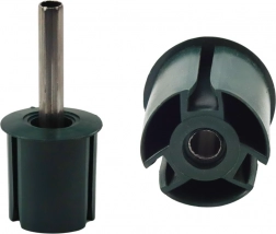 Behuizing voor het bevestigen van 3 poten van een standaard voor de kerstboom