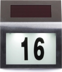 Solar LED-lamp voor huisnummer