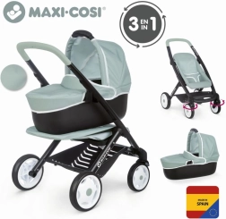 Combinatiepoppenwagen MAXI-COSI 3-in-1 turquoise-grijs