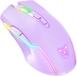 ONIKUMA RGB gaming muis paars