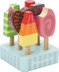 Houten ijslolly's met standaard Le Toy Van - 6 stuks