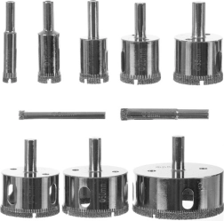 Set van 10 diamantgatenzagen BIGSTREN