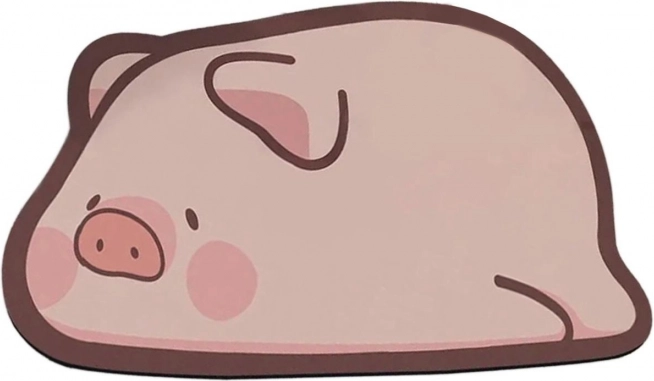 Sneldrogende badkamermat Varkentje