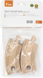 Houten spoorbochten klein compatibel met Maxim - 4 stuks