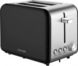 Tosti-ijzer Concept TE2052 Inox zwart