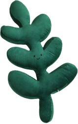 Decoratief pluchen kussen in de vorm van een blad – Type 1