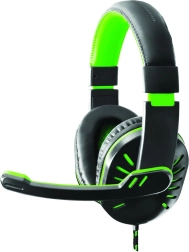 Gaming-headset met microfoon Crow groen