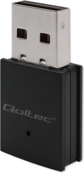 Mini draadloze wi‑fi‑adapter ac met bluetooth 4.0 QOLTEC, usb, tot 600 Mb/s
