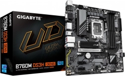 Gigabyte b760m ds3h gen5 mATX moederbord s1700, 4× ddr5, hdmi/dp/d-sub