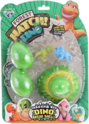 Set dinosaurussen in een ei met nest