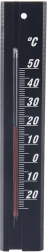 Universele houten thermometer zwart 20 cm