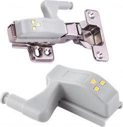 Scharnierlamp voor kasten met 3 LED’s