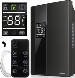 Luchtontvochtiger en luchtreiniger RUHHY 2-in-1 met UV, 2 l, 30 m², 90 W