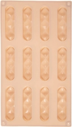 Siliconen vorm voor koekjes en pralines beige 29,5 × 17 × 1,5 cm