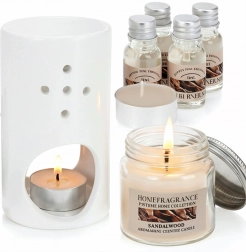 Aromalamp met oliën 8-delige set