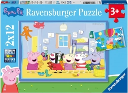 Peppa Big: Peppa’s avonturen puzzel 2x12 stukjes