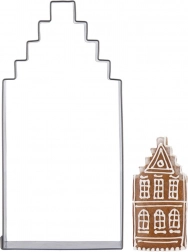 RVS uitsteekvorm huisje 12 cm