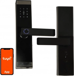 Elektronisch slim deurslot met toetsenbord, vingerafdrukscanner en Bluetooth