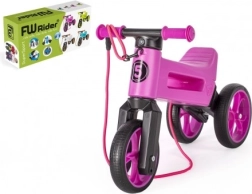 Loopfiets Funny Wheels Rider SuperSport 2-in-1 met draagriem – Paars