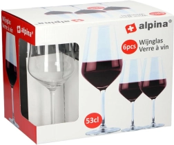 Rodewijnglazen Alpina 530 ml (6 stuks)