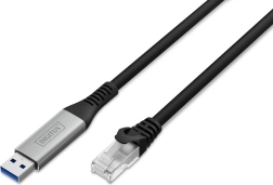 USB‑A naar RJ45 Cat 6A S/FTP netwerk‑kabeladapter 1 Gbit/s, USB 3.2 Gen 1, LSZH, 3 m