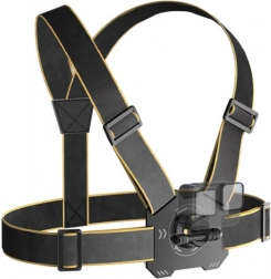 PULUZ borstband voor sportcamera’s (zwart)