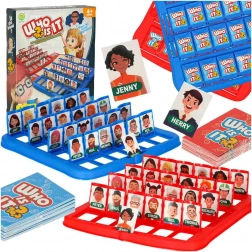 Raadspel voor het gezin Wie is het? – set van twee borden en kaarten