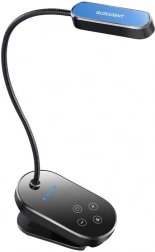 Glocusent mini draadloos cliplampje zwart