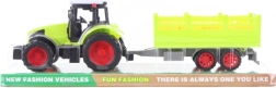 Plastic tractor met balenvrachtwagen