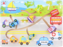 Houten doolhof – vervoersmiddelen