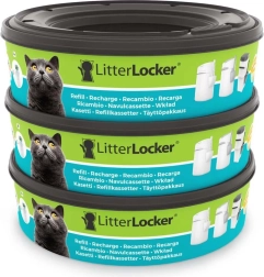 LitterLocker navulcassettes voor kattenbakafvalbak (3 stuks)