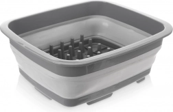 Opvouwbaar siliconen afdruiprek voor vaat 37 × 31,5 × 14,5 cm