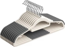 Antislip kledinghangers, set van 20 stuks