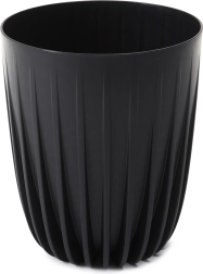 Bloempot Mira 14,5 cm eco gerecycled zwart