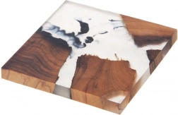 Houten onderzetter River 8 × 8 cm