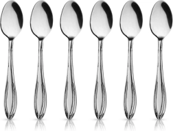 RVS espressolepels CONIC, set van 6 stuks