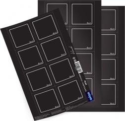 Zelfklevende etiketten voor potten zwart 24 stuks