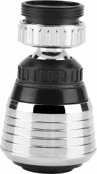 Roterende perlator 2-in-1 voor keuken- en badmengkraan, 360° draaibaar