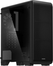 ATX Mid Tower computercase met glas en 3 ventilatoren