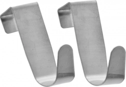 Stalen deurhaken, set van 2 stuks