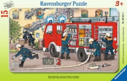 Puzzel 15 stukjes Brandweer