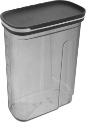 Gedoseerde voorraadbus voor droge levensmiddelen GREY 2,7 l