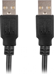 USB-A M/M 2.0-kabel van 1,8 m, zwart