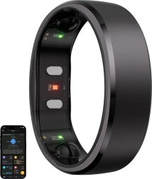 Slimme ring RINGCONN Gen 2, maat 8, zwart