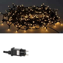 LED-lichtsnoer met 1000 diodes, warm wit met koud knippereffect, 50 m