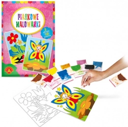 Zandtekeningen Fee, Bloemen