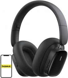 Draadloze koptelefoon met ANC Baseus Bowie H1i zwart